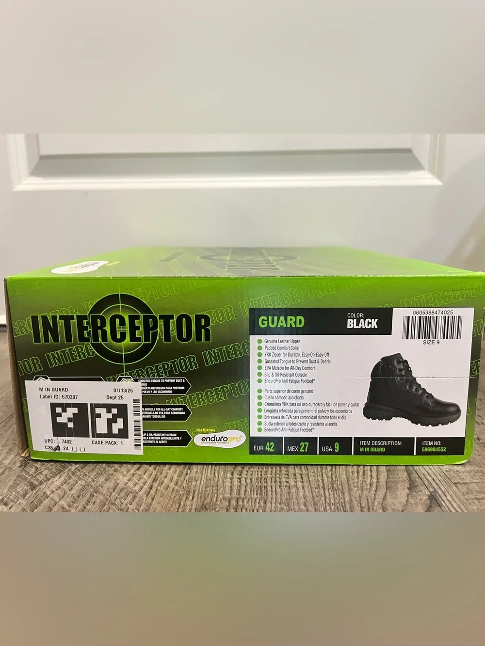 Interceptor Men's Guard Zippered 6